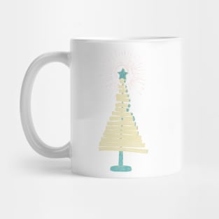 Wood Christmas tree decor Mug